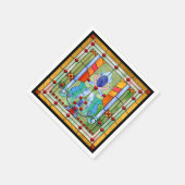 Glass Fantasy Cocktail Napoleon Serviette (Ecke)