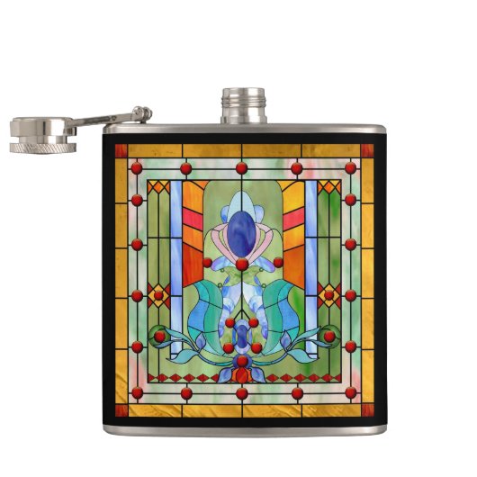 Glass Fantasy Flachmann (Geöffnet)