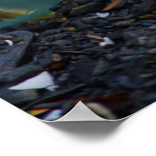 Glass Fishing Float, Vertical Poster (Ecke)