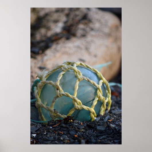 Glass Fishing Float, Vertical Poster (Vorne)