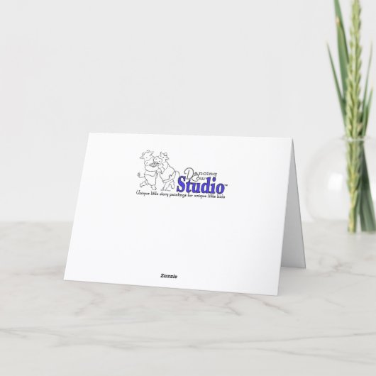 "Glass-Gem Corn" Blank Notecard Dankeskarte (Rückseite)