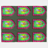 Glass Genie Fleecedecke (Vorderseite (Horizontal))