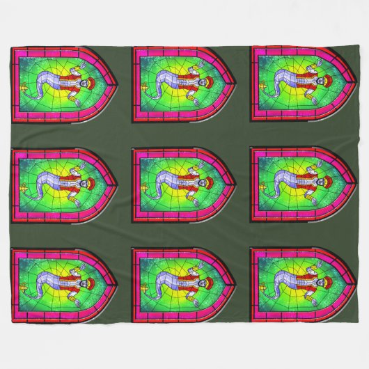 Glass Genie Fleecedecke (Vorderseite (Horizontal))