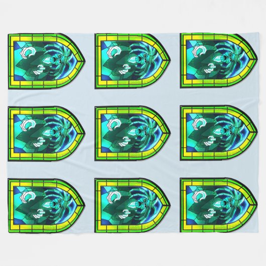 Glass Ghost Fleecedecke (Vorderseite (Horizontal))