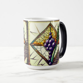 Glass Grapes and Wheat Coffee Mug Verwandlungstasse