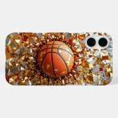 Glass Guard Basketball Case-Mate iPhone Hülle (Rückseite (Horizontal))