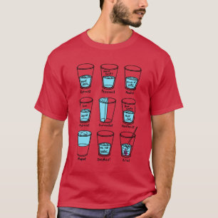 Glass halb leer Meme Künstler Edition T-Shirt