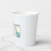 Glass Half Full Funny Meme Pappbecher (Links)