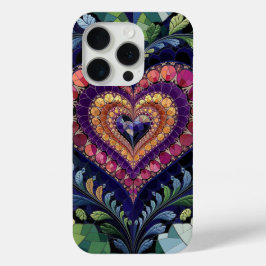 Glass Heart Floral Fantasy Case-Mate iPhone Hülle