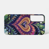 Glass Heart Floral Fantasy Samsung Galaxy Hülle (Rückseite (Horizontal))