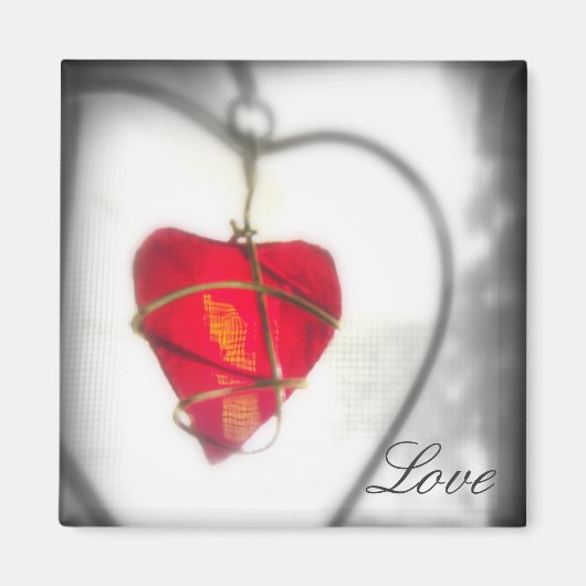 Glass Heart Magnet (Vorne)