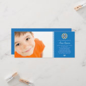 Glass-Heilige Erste Kommune Foto Keepake Karte (Vorderseite/Rückseite Beispiel)