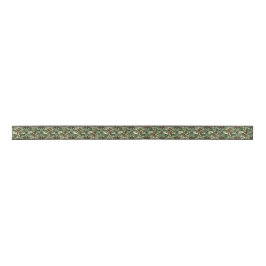 Glass Holly Weihnachten Satin Ribbon Satinband
