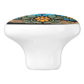 Glass Honeybee Keramikknauf (Seitenansicht)