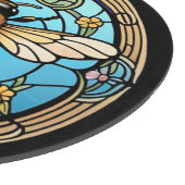 Glass Honeybee Schneidebrett (Ecke)