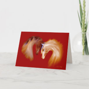 "Glass Horses" ~ Grußkarte (leer) Karte