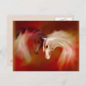 "Glass Horses" ~ Postkarte (Vorne/Hinten)