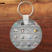 Glass Icons1 Schlüsselanhänger (Vorderseite)