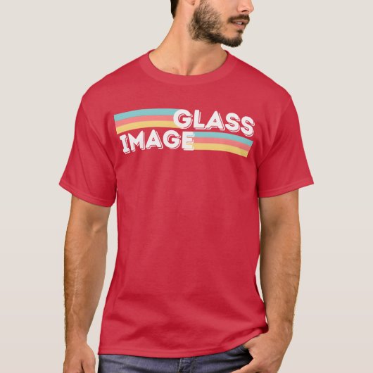 Glass Image Retro funny T-Shirt (Vorderseite)