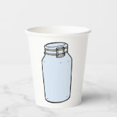 Glass Jar Pappbecher (Vorderseite)