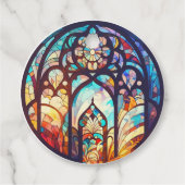 Glass Joy & Peace Christmas Foto Geschenkanhänger (Vorderseite)