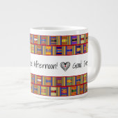 Glass Kente Jumbo-Tasse (Vorderseite Rechts)
