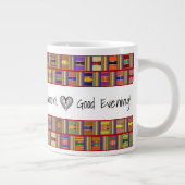 Glass Kente Jumbo-Tasse (Rechts)