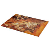 Glass Kitchen Cutting Board - Pumpkin Guts Schneidebrett (Ecke)