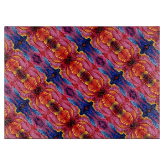 Glass Kitchen Cutting Board - Tulip Abstrakt Schneidebrett (Vorderseite)