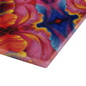 Glass Kitchen Cutting Board - Tulip Abstrakt Schneidebrett (Ecke)