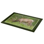 Glass Kitchen Cutting Board - Yellowstone Elch Schneidebrett (Ecke)