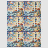 Glass Lighthouse Decoupage Seidenpapier (Vorderseite)