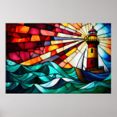 Glass Lighthouse Poster (Vorne)