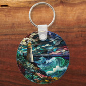 Glass Lighthouse Schlüsselanhänger (Rückseite)