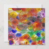 Glass Lights Wedding Einladung (Vorderseite)