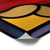 Glass Look Lighthouse - Herunterladbares Design Poster (Ecke)