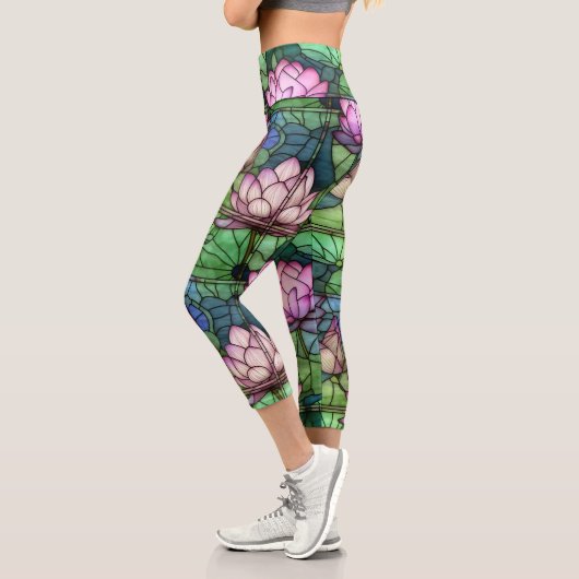 Glass Lotus High Waisted Capris (Links)
