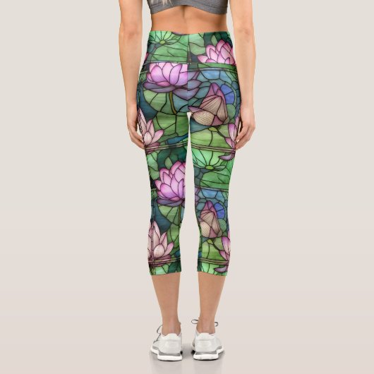 Glass Lotus High Waisted Capris (Rückseite)