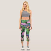 Glass Lotus High Waisted Capris (Vorderseite)