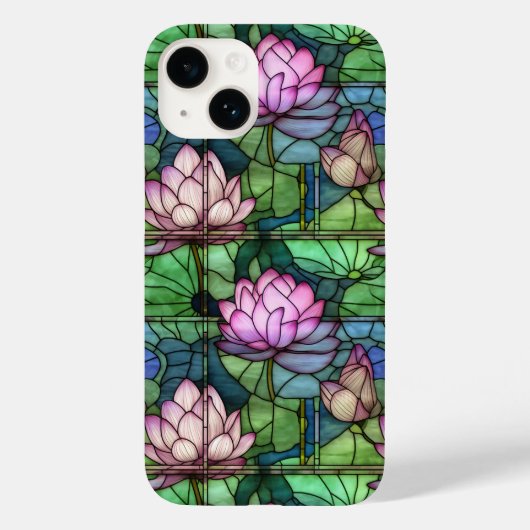 Glass Lotus iPhone 14 Fall Case-Mate iPhone Hülle (Rückseite)