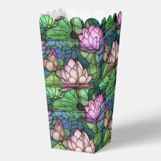 Glass Lotus Popcorn Gefälligkeitsboxen Geschenkschachtel (Vorderseite)