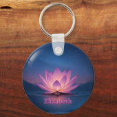 Glass Lotus Sphere Schlüsselanhänger - Individuell (Rückseite)