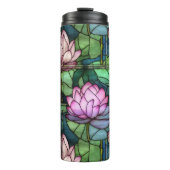 Glass Lotus Thermal Tumbler Thermosbecher (Vorderseite)