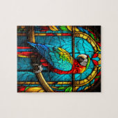 Glass Macaw Puzzle (Horizontal)