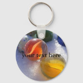 Glass Marbles Keyring Schlüsselanhänger (Vorderseite)