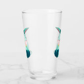 Glass mit Baby Donkey - Gemälde Glas (Links)