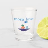 Glass mom day  schnapsglas (Vorderseite)