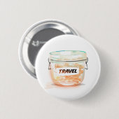 Glass Money Travel Jar Button (Vorne & Hinten)