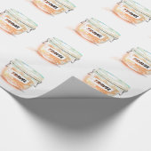 Glass Money Travel Jar Geschenkpapier (Ecke)