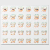 Glass Money Travel Jar Geschenkpapier (Flach)